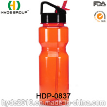 Beliebte Plastikwasserflasche mit Stroh (HDP-0837)